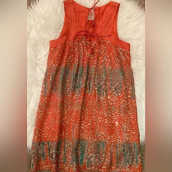 NWOT Calypso St. Barth 100% Silk Shift Dress Size M - Picture 3 of 8